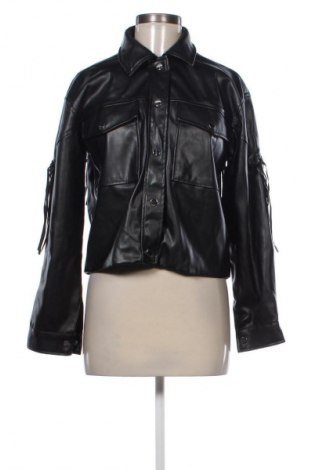 Női bőrdzseki Sinsay, Méret M, Szín Fekete, Ár 11 730 Ft