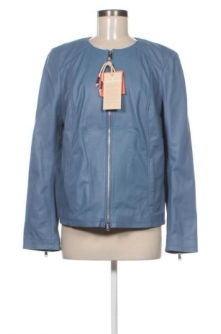 Damska kurtka skórzana Strandfein, Rozmiar M, Kolor Niebieski, Cena 678,63 zł