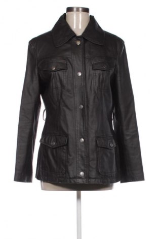 Γυναικείο δερμάτινο μπουφάν Tom Tailor, Μέγεθος L, Χρώμα Καφέ, Τιμή 85,04 €