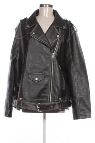 Dámska kožená bunda  Topshop, Veľkosť XL, Farba Čierna, Cena  32,00 €