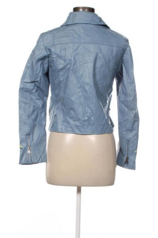 Дамско кожено яке Unbranded, Размер L, Цвят Син, Цена 18,40 €