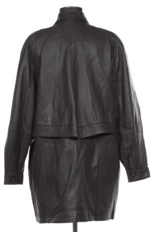 Дамско кожено яке Unbranded, Размер L, Цвят Сив, Цена 96,90 лв.