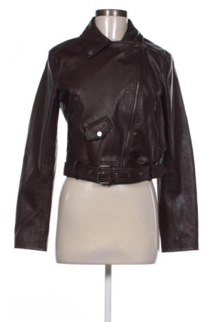 Дамско кожено яке Unbranded, Размер M, Цвят Кафяв, Цена 97,00 лв.