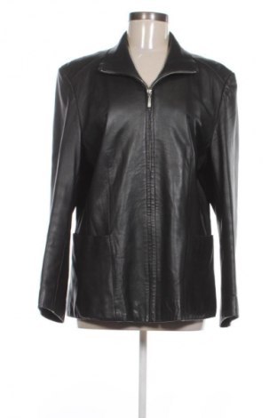 Дамско кожено яке Unbranded, Размер M, Цвят Черен, Цена 70,70 лв.