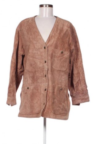 Damen Lederjacke Unbranded, Größe S, Farbe Aschrosa, Preis 94,27 €