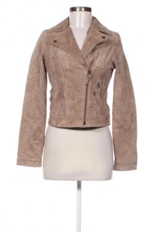 Damen Lederjacke Unbranded, Größe S, Farbe Beige, Preis 94,27 €