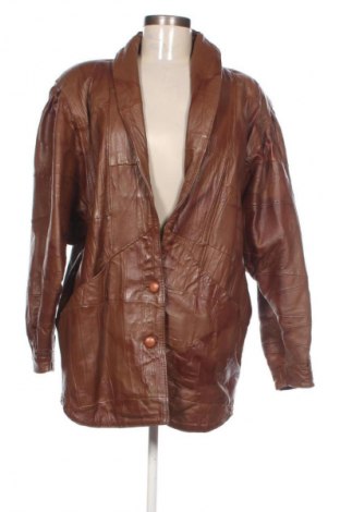 Dámská kožená bunda  Unbranded, Velikost XL, Barva Hnědá, Cena  1 227,00 Kč