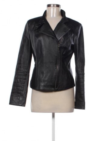 Дамско кожено яке Unbranded, Размер L, Цвят Черен, Цена 85,85 лв.
