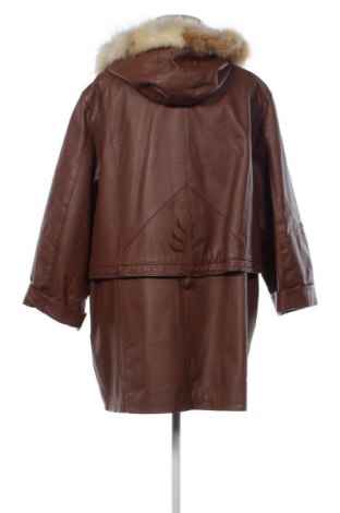 Damska kurtka skórzana Unbranded, Rozmiar XXL, Kolor Brązowy, Cena 273,99 zł