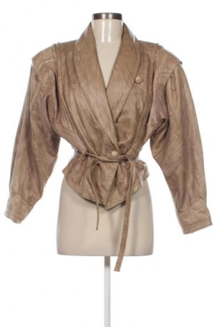 Női bőrdzseki Unbranded, Méret L, Szín Bézs, Ár 19 550 Ft