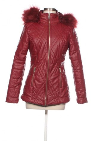 Geacă de piele pentru femei Unbranded, Mărime M, Culoare Roșu, Preț 153,00 Lei