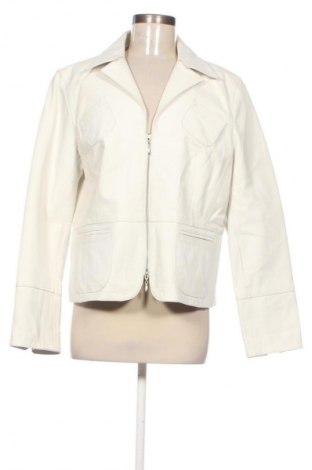 Дамско кожено яке Unbranded, Размер XL, Цвят Бял, Цена 97,00 лв.
