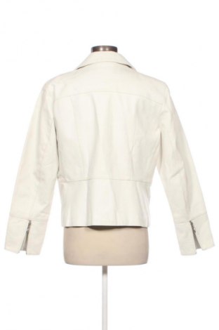 Дамско кожено яке Unbranded, Размер XL, Цвят Бял, Цена 97,00 лв.