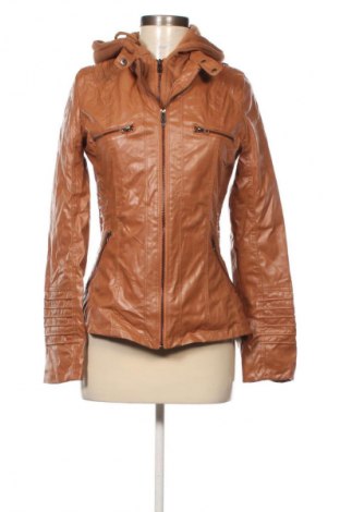 Γυναικείο δερμάτινο μπουφάν Unbranded, Μέγεθος S, Χρώμα Καφέ, Τιμή 20,99 €