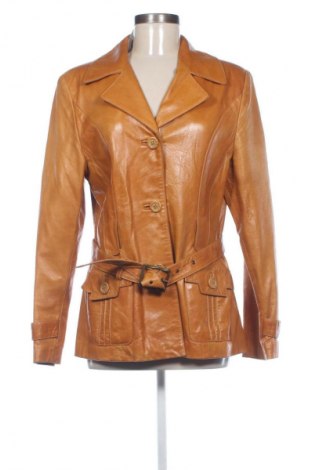 Γυναικείο δερμάτινο μπουφάν Unbranded, Μέγεθος XXL, Χρώμα Καφέ, Τιμή 50,00 €