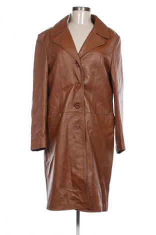 Γυναικείο δερμάτινο μπουφάν Unbranded, Μέγεθος XL, Χρώμα Καφέ, Τιμή 49,62 €