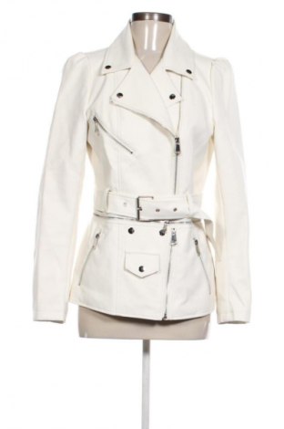 Geacă de piele pentru femei Unbranded, Mărime L, Culoare Alb, Preț 154,34 Lei