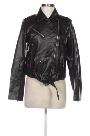 Damen Lederjacke Zara, Größe L, Farbe Schwarz, Preis 28,99 €
