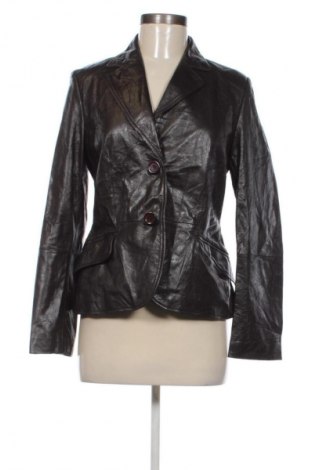 Damska kurtka skórzana Zara, Rozmiar L, Kolor Brązowy, Cena 268,99 zł