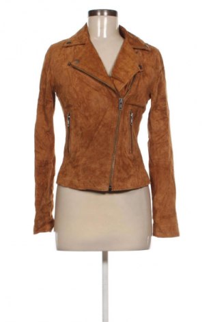 Γυναικείο δερμάτινο μπουφάν mbyM, Μέγεθος S, Χρώμα Καφέ, Τιμή 51,99 €