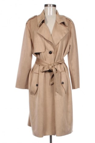 Дамско палто C&A, Размер XXL, Цвят Бежов, Цена 58,65 лв.