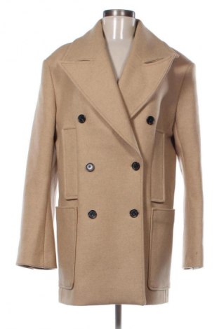 Palton de femei H&M, Mărime S, Culoare Bej, Preț 406,43 Lei