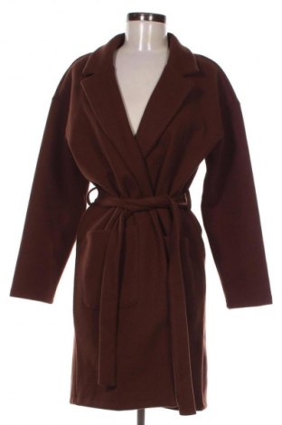 Damski płaszcz Pieces, Rozmiar M, Kolor Brązowy, Cena 126,44 zł