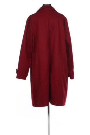 Дамско палто SHEIN, Размер 4XL, Цвят Червен, Цена 58,14 лв.