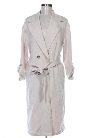 Palton de femei Stradivarius, Mărime S, Culoare Bej, Preț 67,13 Lei