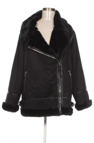 Damski płaszcz Zara, Rozmiar XXL, Kolor Czarny, Cena 199,99 zł