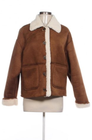 Damski płaszcz Zara, Rozmiar M, Kolor Brązowy, Cena 157,30 zł