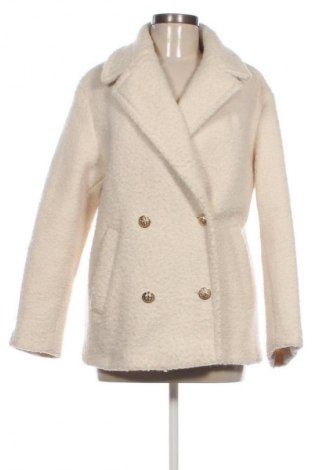 Damski płaszcz Zara, Rozmiar XS, Kolor ecru, Cena 156,37 zł