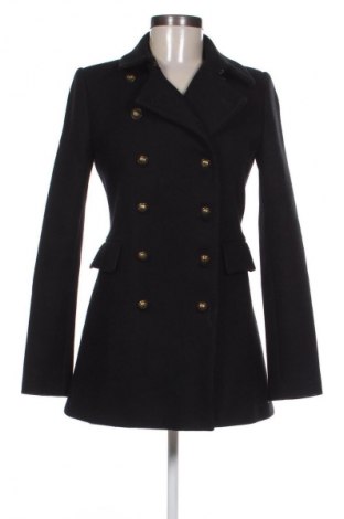 Дамско палто Zara, Размер M, Цвят Черен, Цена 68,02 лв.