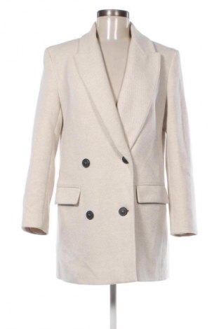 Damenmantel Zara, Größe S, Farbe Ecru, Preis 70,93 €