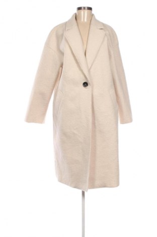 Damski płaszcz Zara, Rozmiar M, Kolor ecru, Cena 108,99 zł