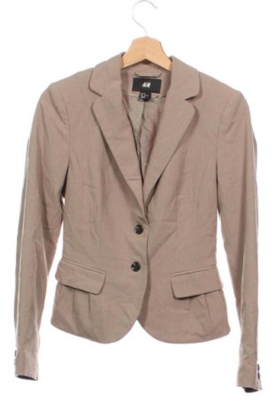 Dámské sako  H&M, Velikost XS, Barva Béžová, Cena  439,00 Kč