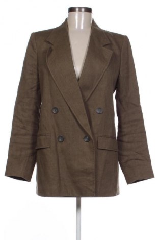 Дамско сако Massimo Dutti, Размер M, Цвят Зелен, Цена 109,00 лв.