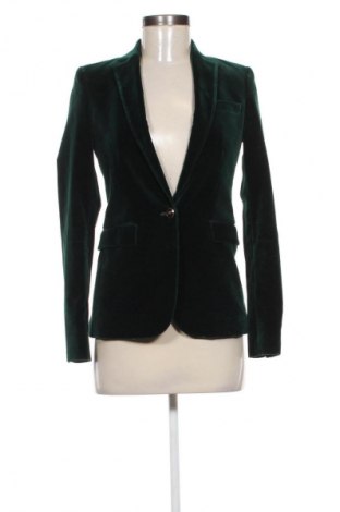 Γυναικείο σακάκι Massimo Dutti, Μέγεθος XS, Χρώμα Πράσινο, Τιμή 55,79 €