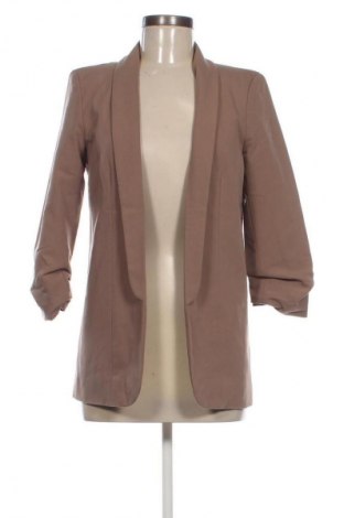 Дамско сако Pieces, Размер XS, Цвят Кафяв, Цена 41,00 лв.