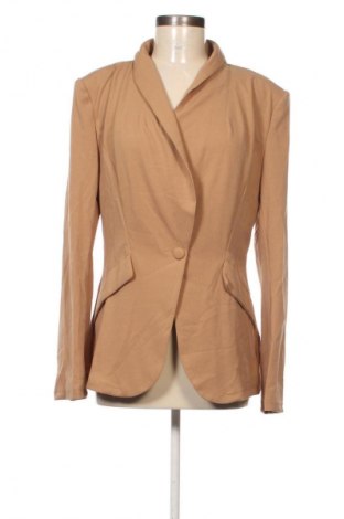 Γυναικείο σακάκι SHEIN, Μέγεθος L, Χρώμα  Μπέζ, Τιμή 16,99 €