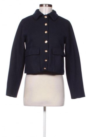 Дамско сако Zara, Размер XS, Цвят Син, Цена 48,00 лв.
