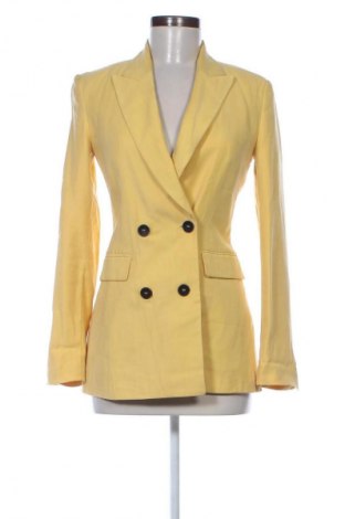 Γυναικείο σακάκι Zara, Μέγεθος XS, Χρώμα Κίτρινο, Τιμή 24,49 €