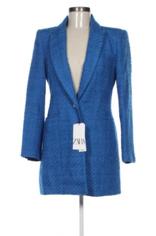 Γυναικείο σακάκι Zara, Μέγεθος S, Χρώμα Μπλέ, Τιμή 55,20 €