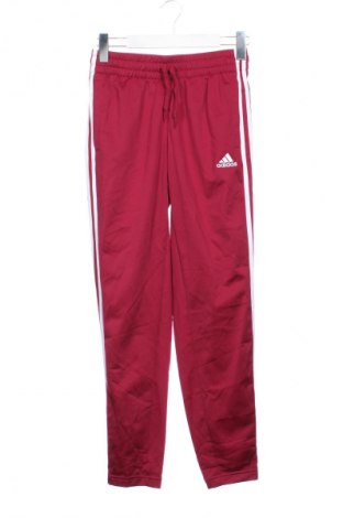 Γυναικείο αθλητικό παντελόνι Adidas, Μέγεθος XS, Χρώμα Κόκκινο, Τιμή 32,99 €