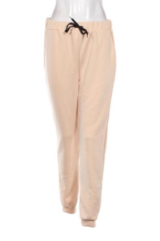 Дамско спортно долнище Unbranded, Размер L, Цвят Екрю, Цена 16,99 лв.