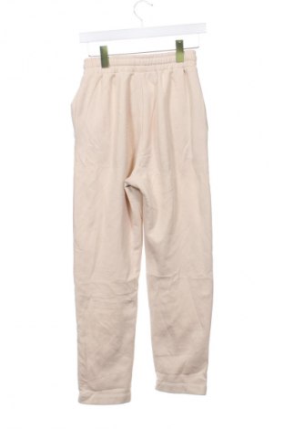 Дамско спортно долнище Zara, Размер XS, Цвят Бежов, Цена 22,99 лв.