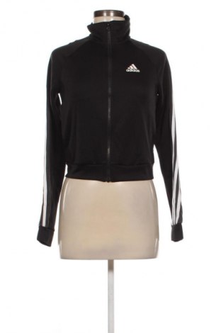 Γυναικεία αθλητική ζακέτα Adidas, Μέγεθος XS, Χρώμα Μαύρο, Τιμή 24,99 €