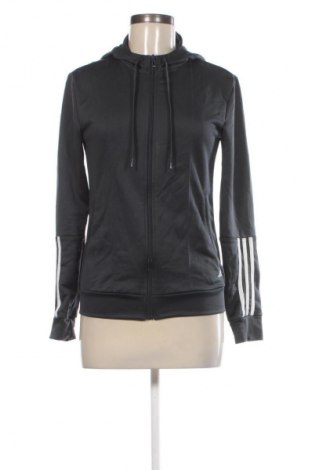Γυναικεία αθλητική ζακέτα Adidas, Μέγεθος XS, Χρώμα Γκρί, Τιμή 22,99 €