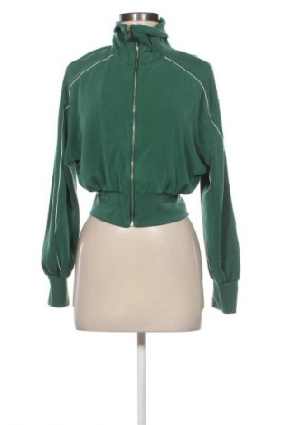 Дамско спортно горнище Oysho, Размер XS, Цвят Зелен, Цена 34,00 лв.