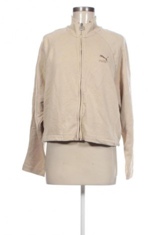 Дамско спортно горнище PUMA, Размер L, Цвят Бежов, Цена 38,99 лв.